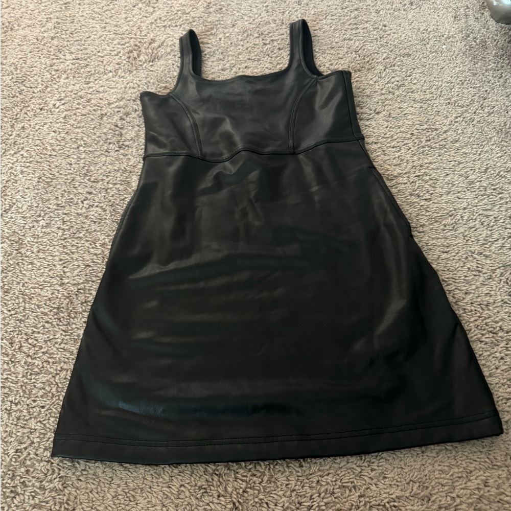 Abercrombie faux leather jump dress for girls size 11-12